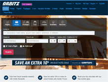 Tablet Screenshot of orbitz.com